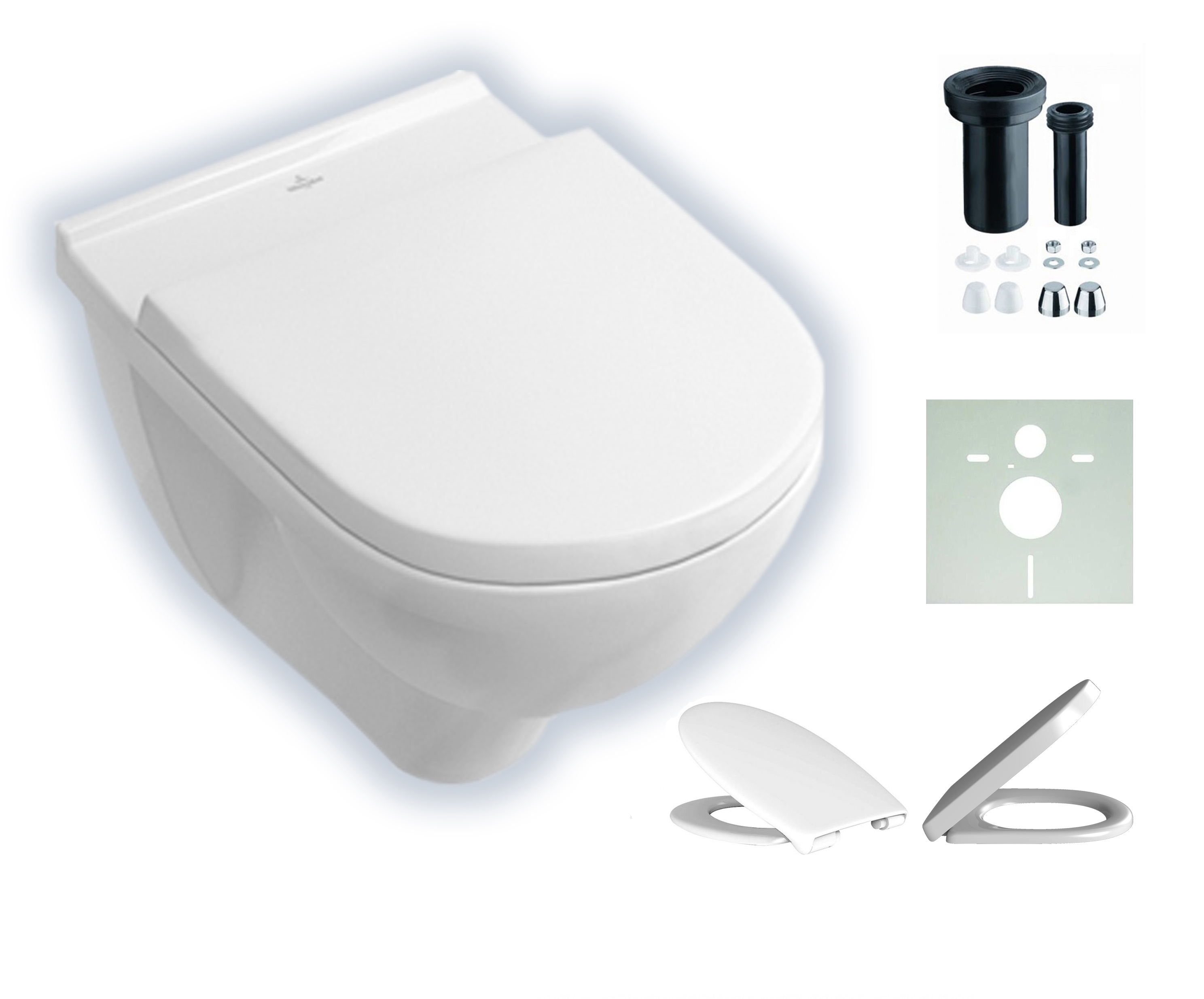 Villeroy & Boch O.Novo WandWC spülrandlos Directflush 5660R001 Keramik Set weiß eBay